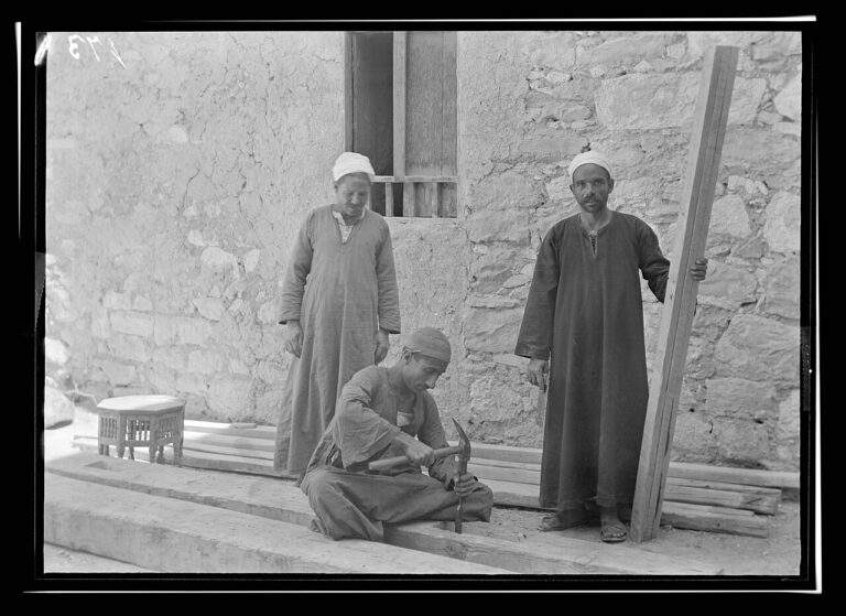 Monastery of Saint Anthony, Egypt, daily life of monks Carpenters at monastery