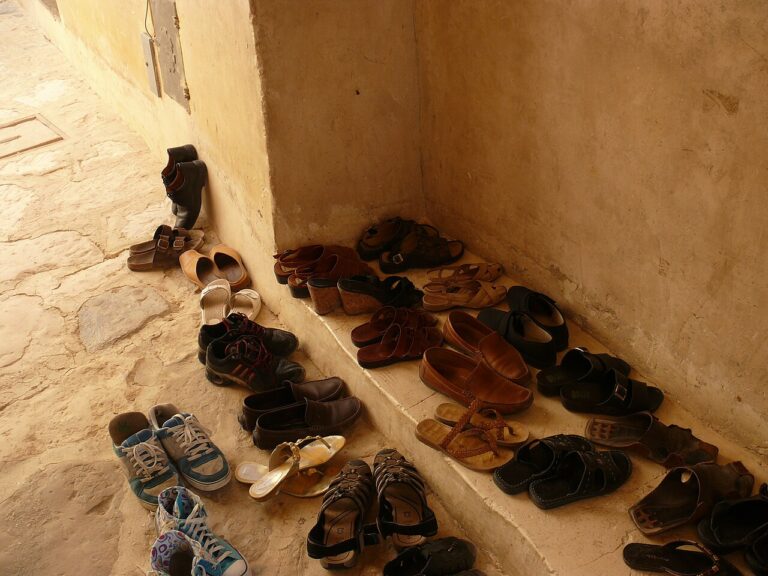 Shoes. Monastery in Egypt