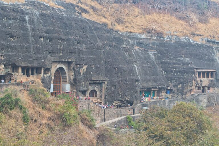 Ajanta Caves from Cave