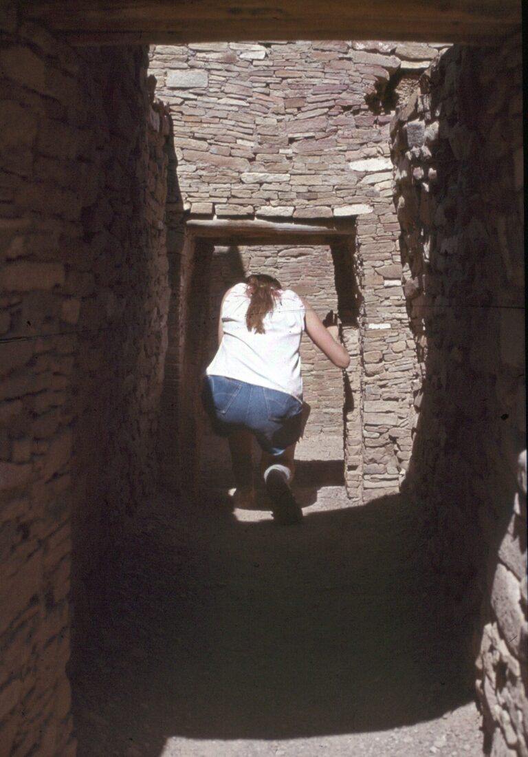 Chaco Canyon Pueblo Bonito 16 Durchgang gje
