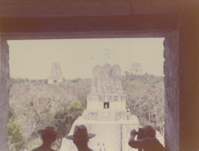 Tikal Temple 1 towards 2 3 and