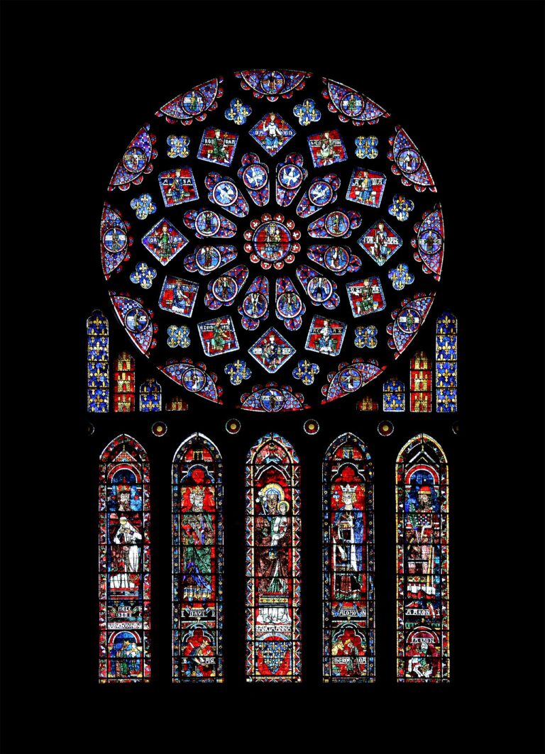 Chartres cathédrale rosace nord