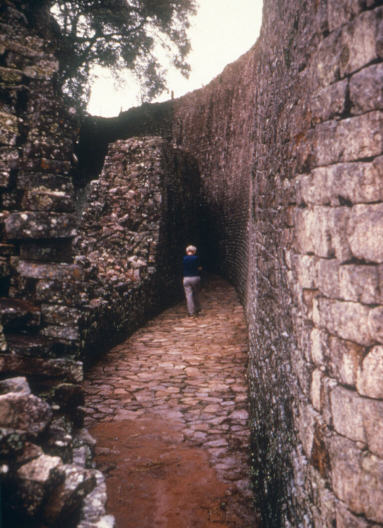 Corridor in Great Zimbabwe Ruins