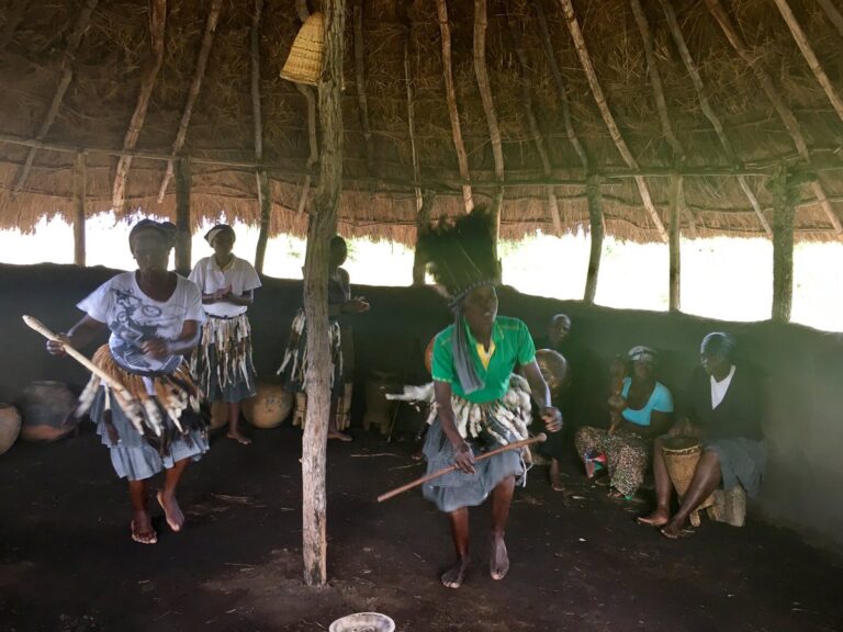 Dancers at Great Zimbabwe Ruins in Masvingo Zimbabwe