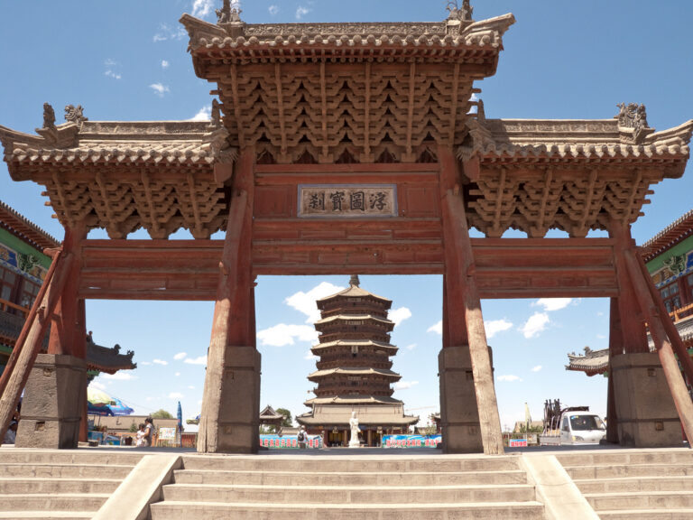 The Fogong Pagoda gate