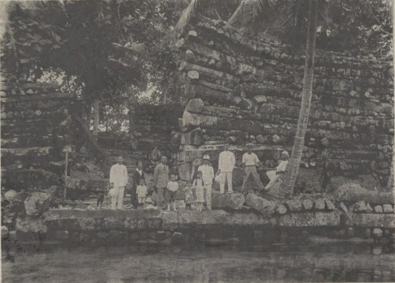 Nan Madol archaeological site of Pohnpei