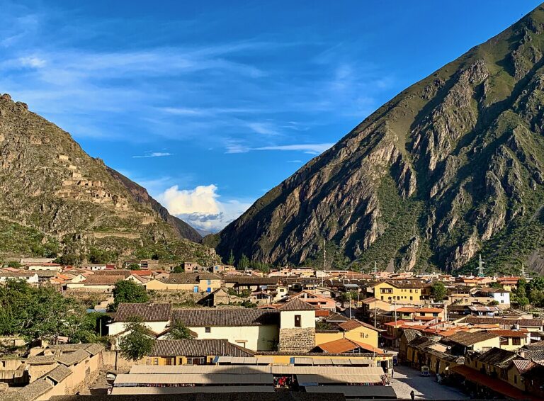 Ollantaytambo view of town