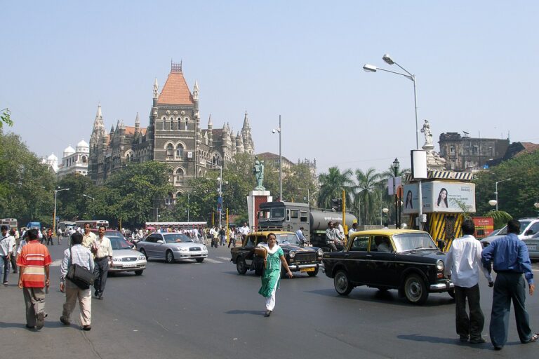 Mumbai, India, Central Mumbai, city life, Gothic style architecture