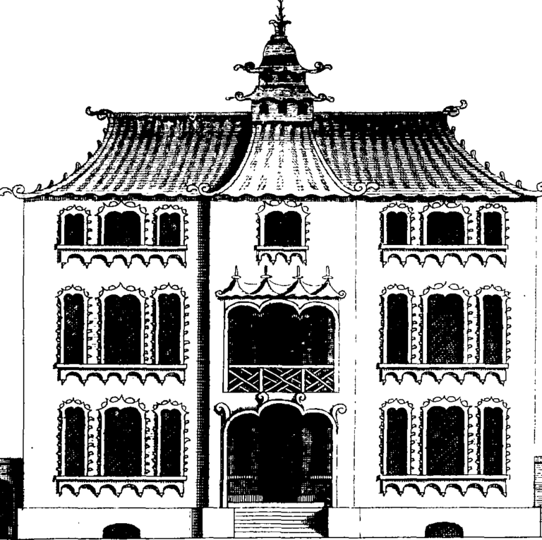 Chinese and Gothic architecture properly ornamented Fleuron T126518 7