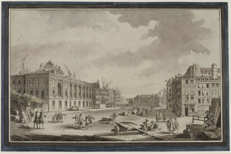 Dégagement de la colonnade du Louvre vers, D