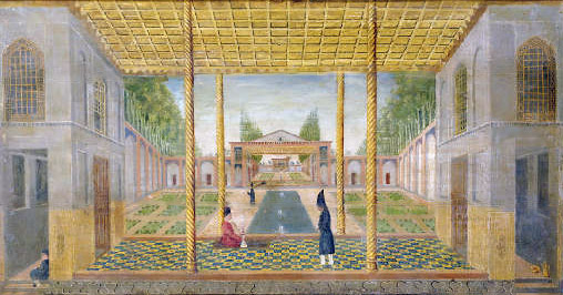 Qajar Qasr Palace painting