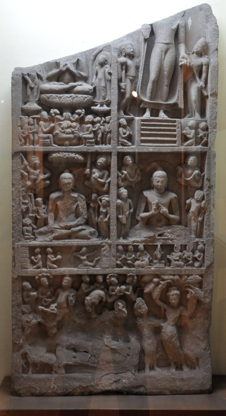 Scenes from Buddha's Life Birth Enlightenment Preaching Demise Circa 5th Century BCE Sarnath Indian Museum Kolkata 11 16