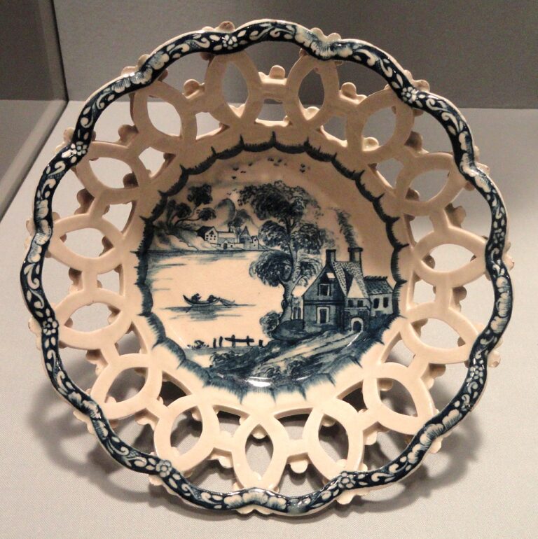Basket, American China Manufactory, Philadelphia, soft paste porcelain National Gallery of Art, Washington