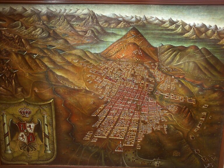 Villa Imperial de Potosí en por Gaspar de Berrio