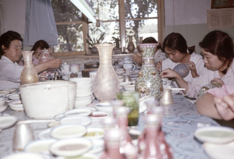 China Cloisonné Art Factory Paul Burns