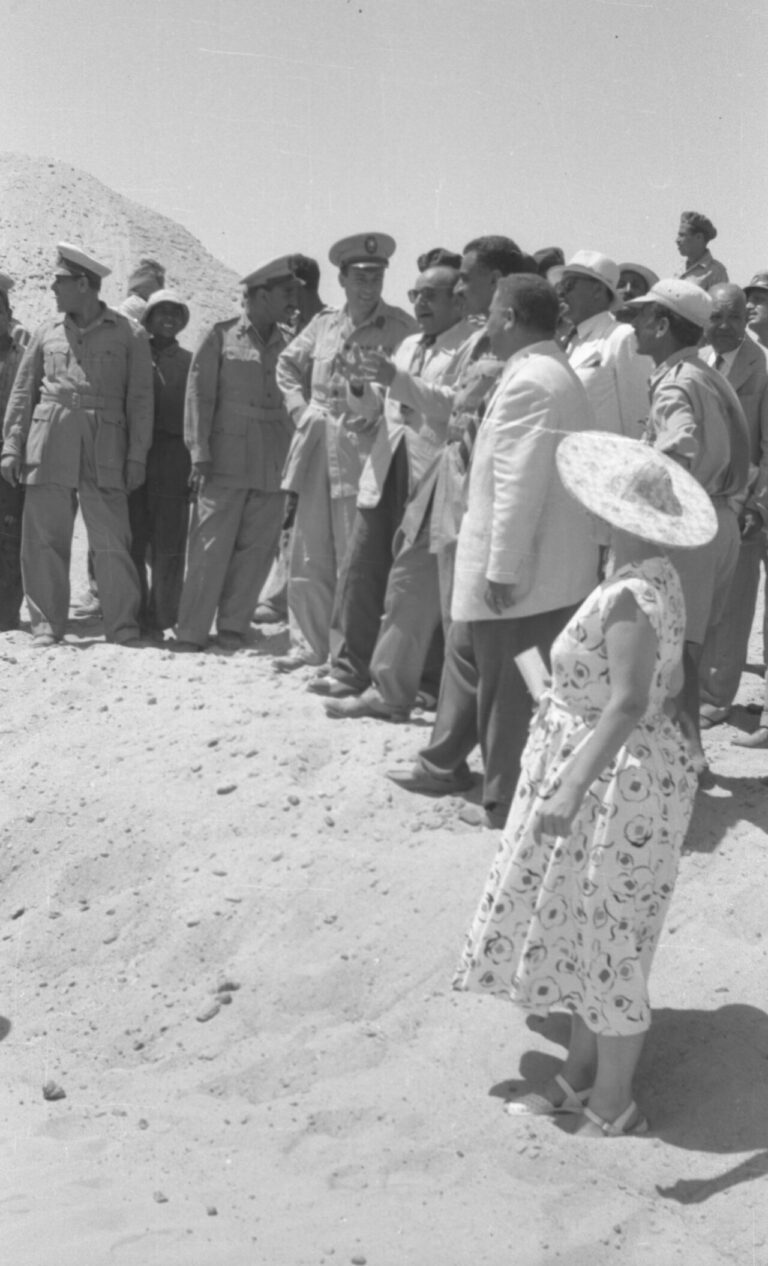 Nasser at the Opening of the Suez Canal