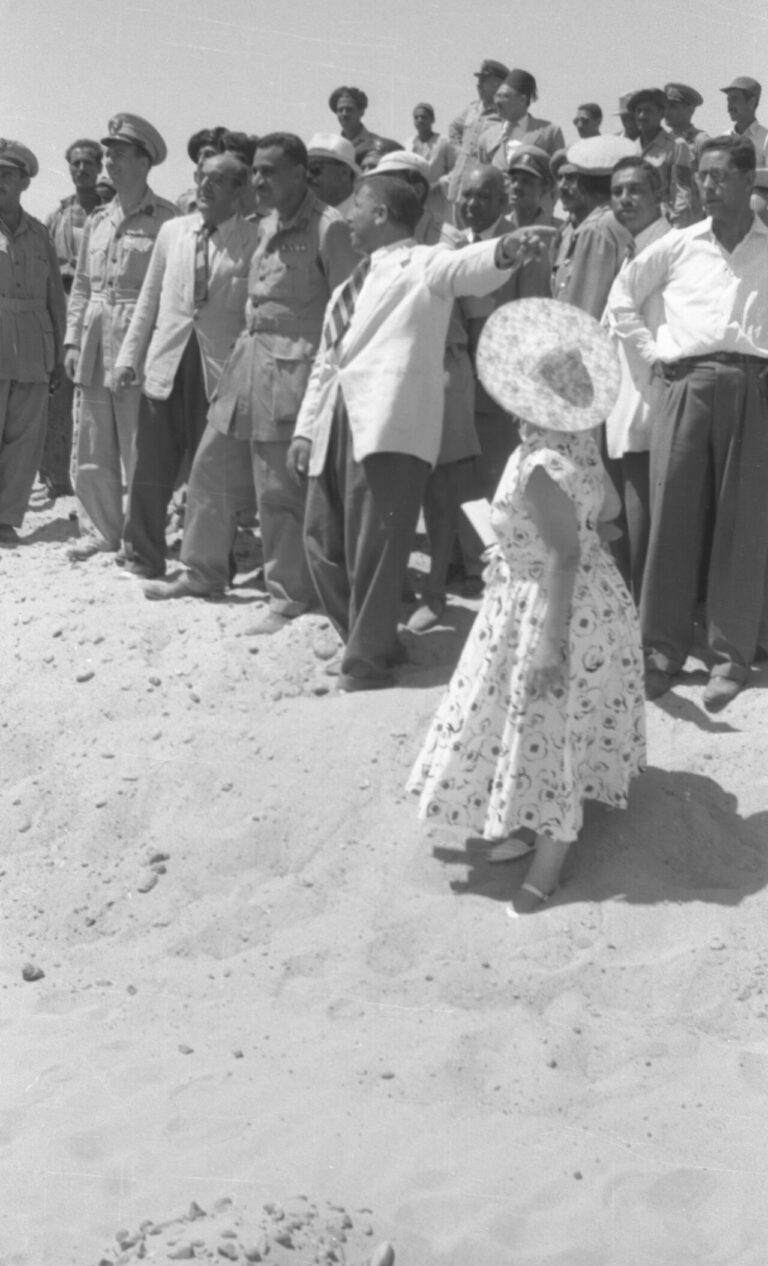 Nasser at the Opening of the Suez Canal
