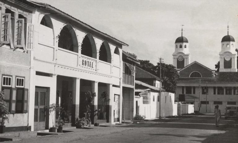 Joseph Street, Lagos, with the Royal Cinema