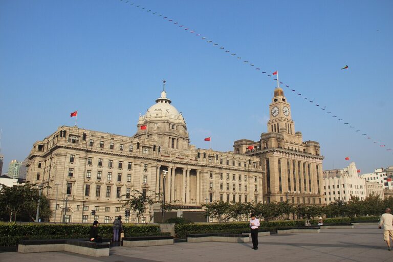 The Bund, Shanghai Hong Kong and Shanghai Bank, & Customs House