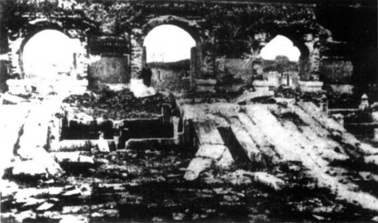 Anyougong gate ruins of the Yuanmingyuan