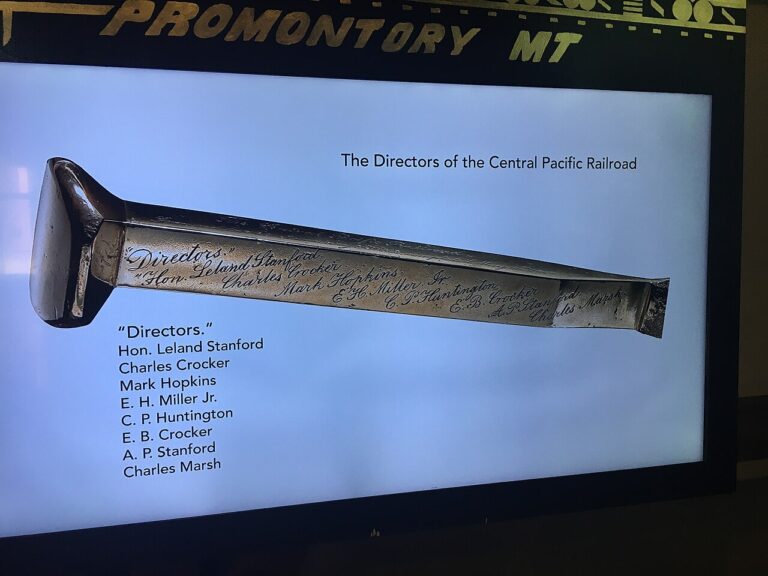 Gold Spike First Transcontinental Railroad