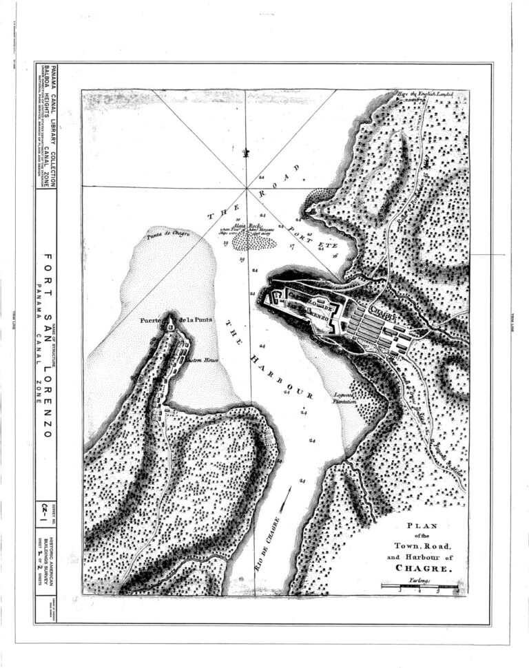 HABS CZ,1 COLON.V,1 Fort San Lorenzo, Chagres River, Colon, Former Panama Canal Zone, CZ
