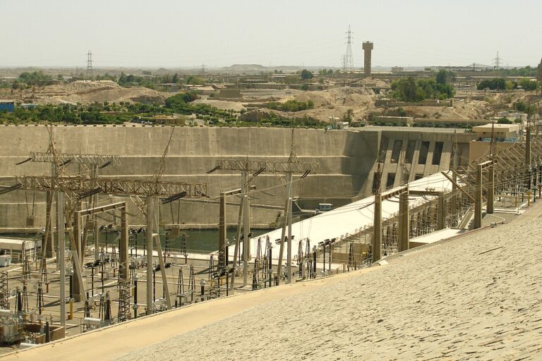 Power plant, Aswan High Dam, Aswan, Egypt