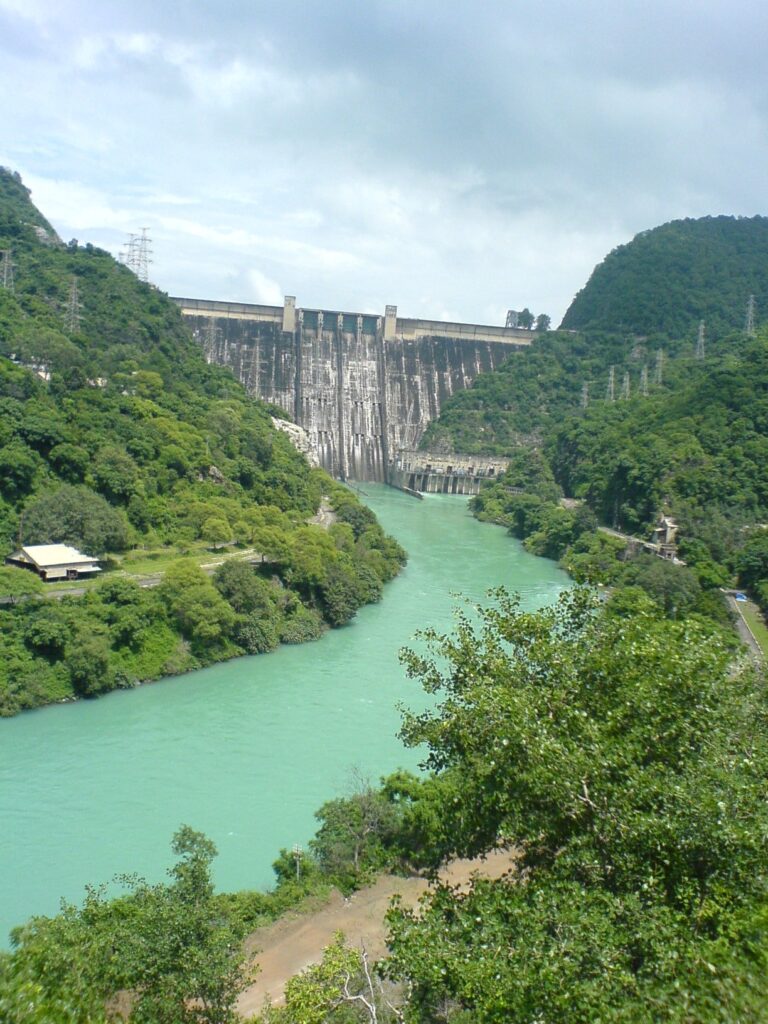 Bhakra Dam Aug