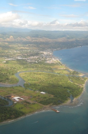 Aerial view of Honiara