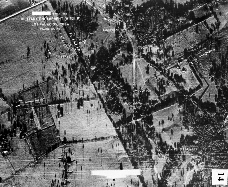 U-2 photo of a missile site near San Cristóbal