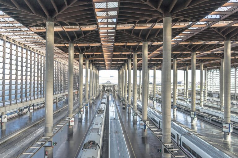 Atocha station platforms