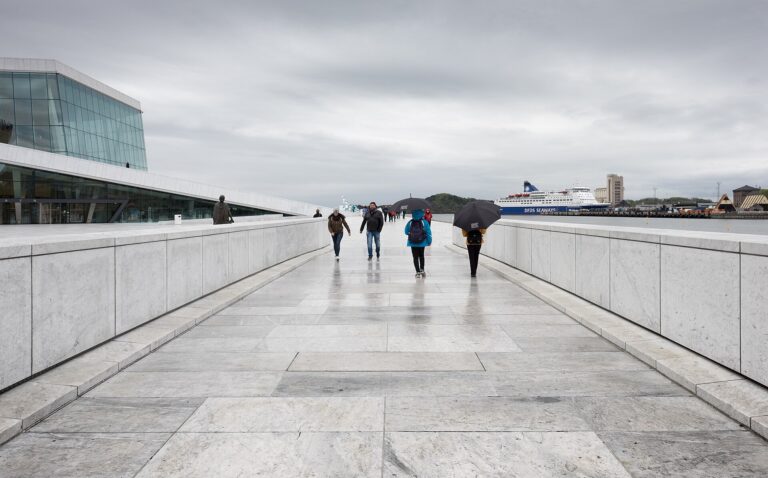 Walkway at the Oslo Opera House