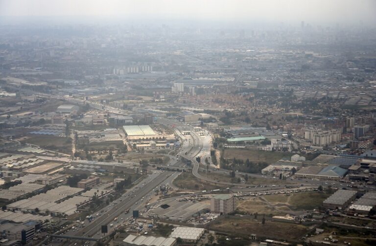 Aerial view of the Nairobi Expressway