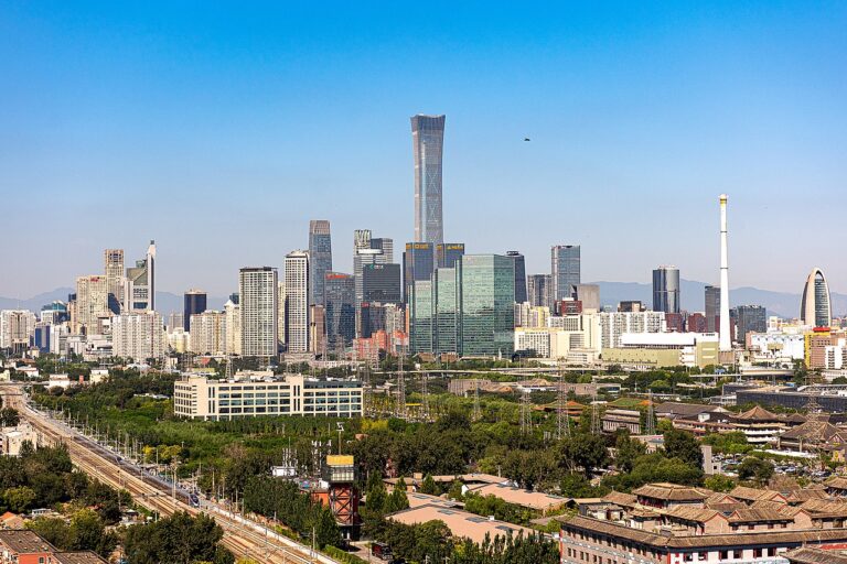 Beijing CBD skyline