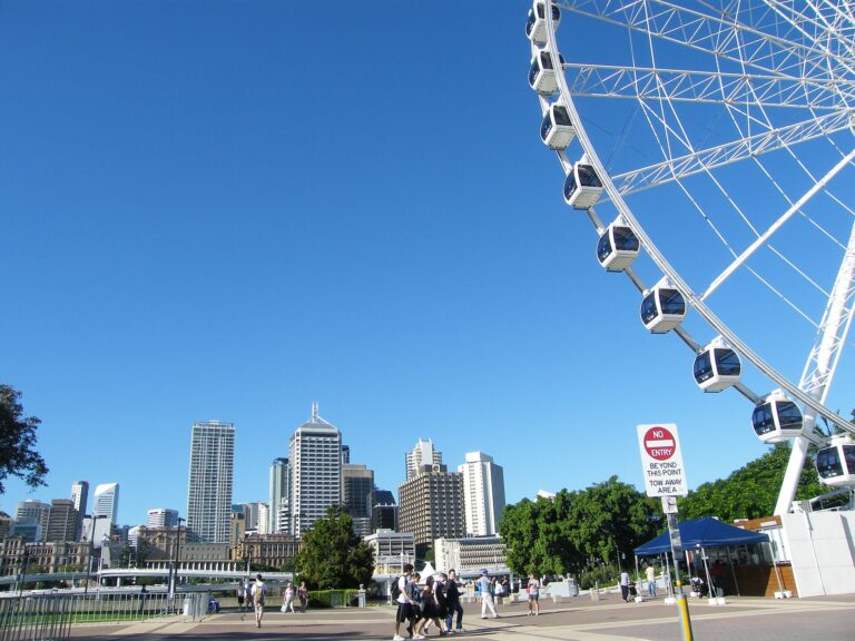 Brisbane skyline from South Bank
