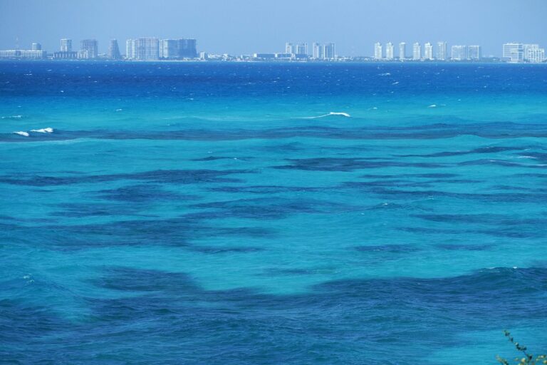 Cancun skyline from Isla Mujeres