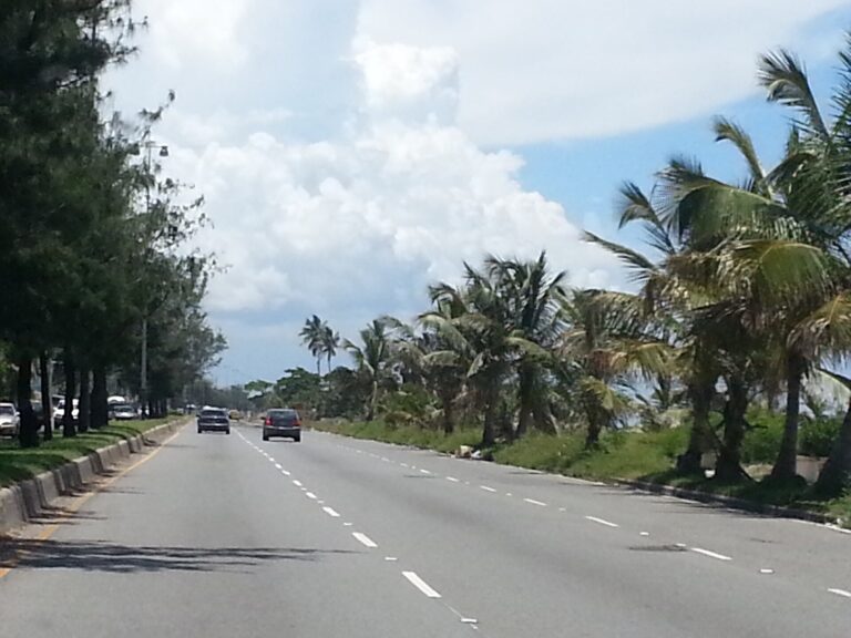 Malecón road in Santo Domingo