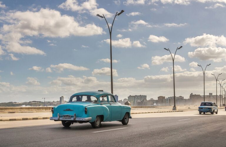 Classic cars on Havana's Malecón