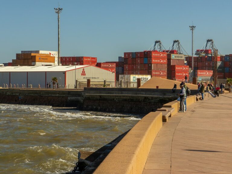 Container terminal in Montevideo
