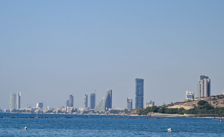 Limassol skyline from the sea