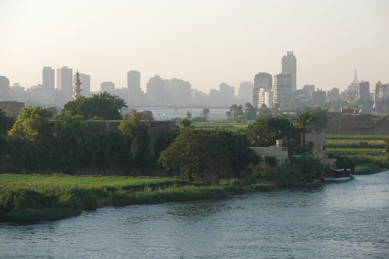 Cairo skyline along the Nile