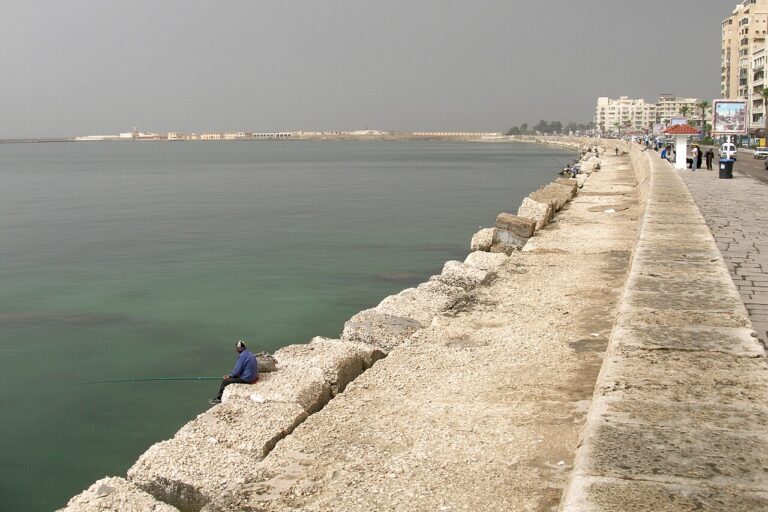 Alexandria Corniche seawall