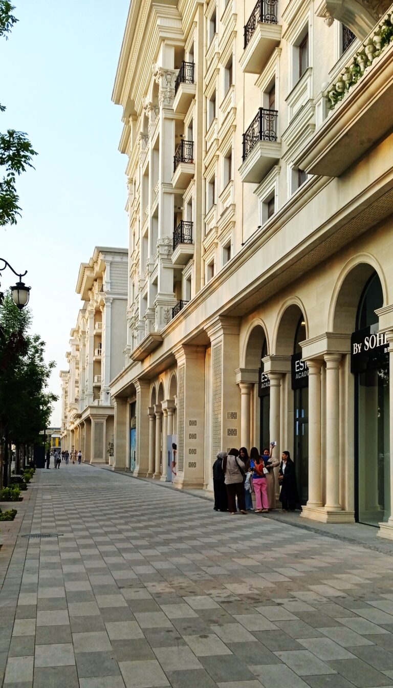 Arcaded street in Tashkent City