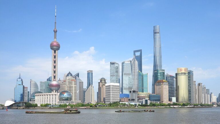 Shanghai skyline across the Huangpu River