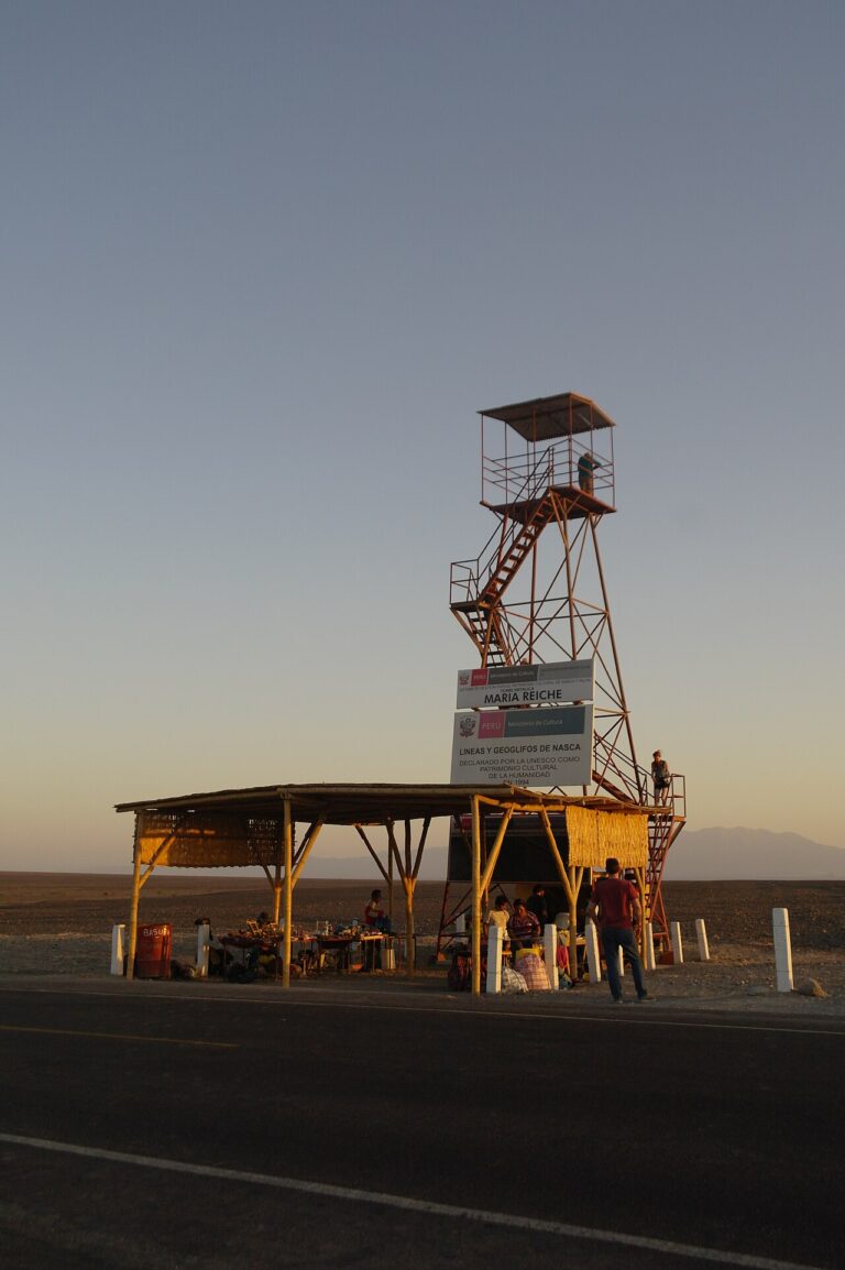 Nazca lines observation tower
