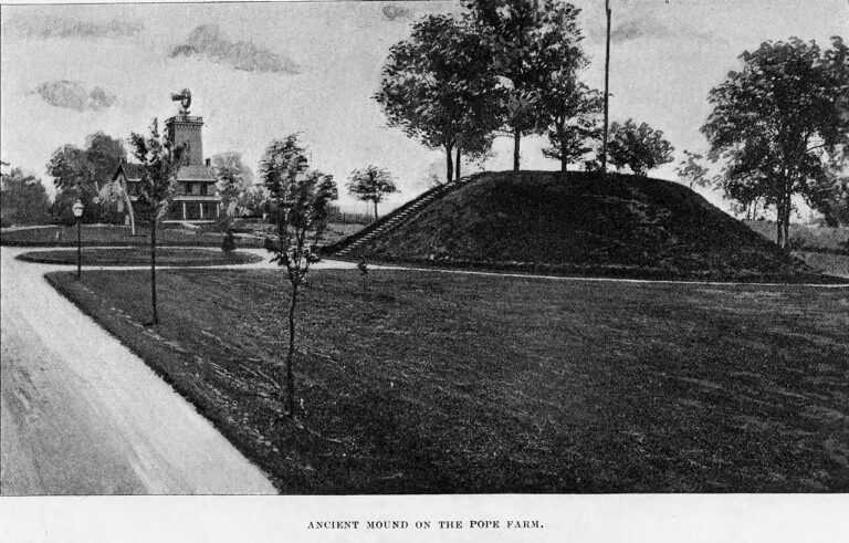 Adena mound on the Pope Farm