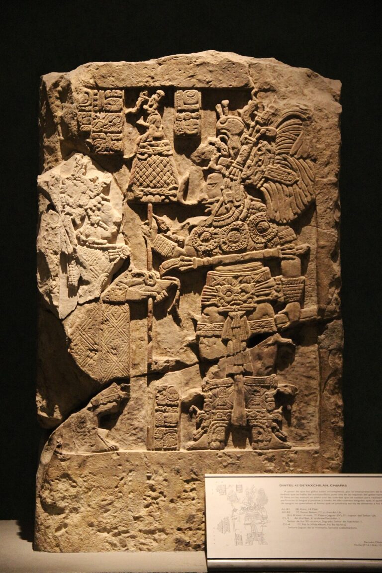Classic Maya Lintel 43, Yaxchilan, Chiapas, AD