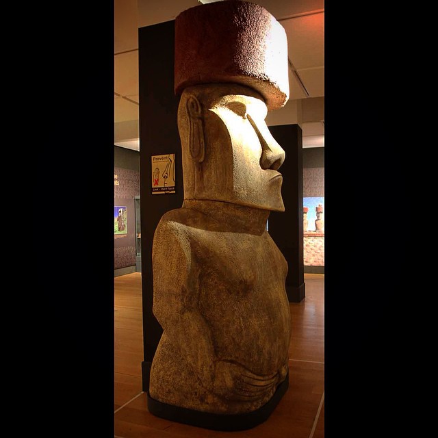 Replica of Moai or Statue from Rapa Nui