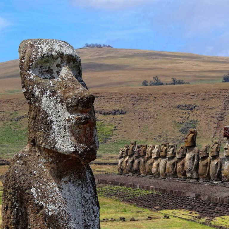 Ahu Tongariki and Traveling Moai