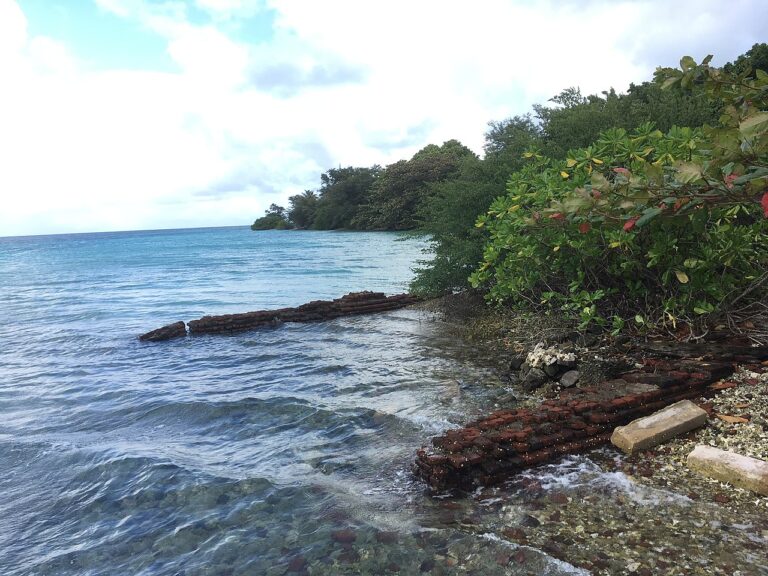 Ruins near Oceania House
